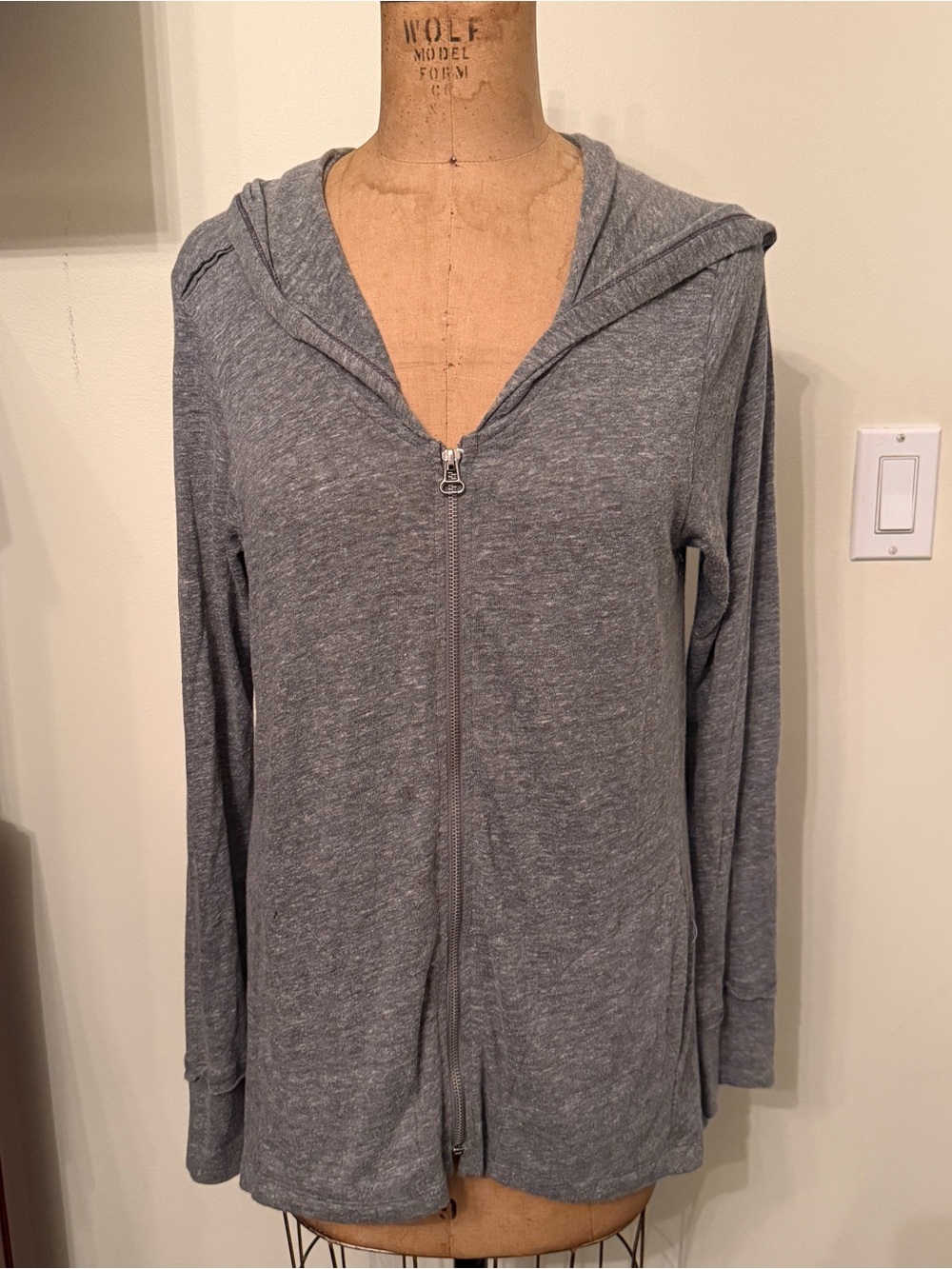 C&C California Gray Zip Up Hoodie